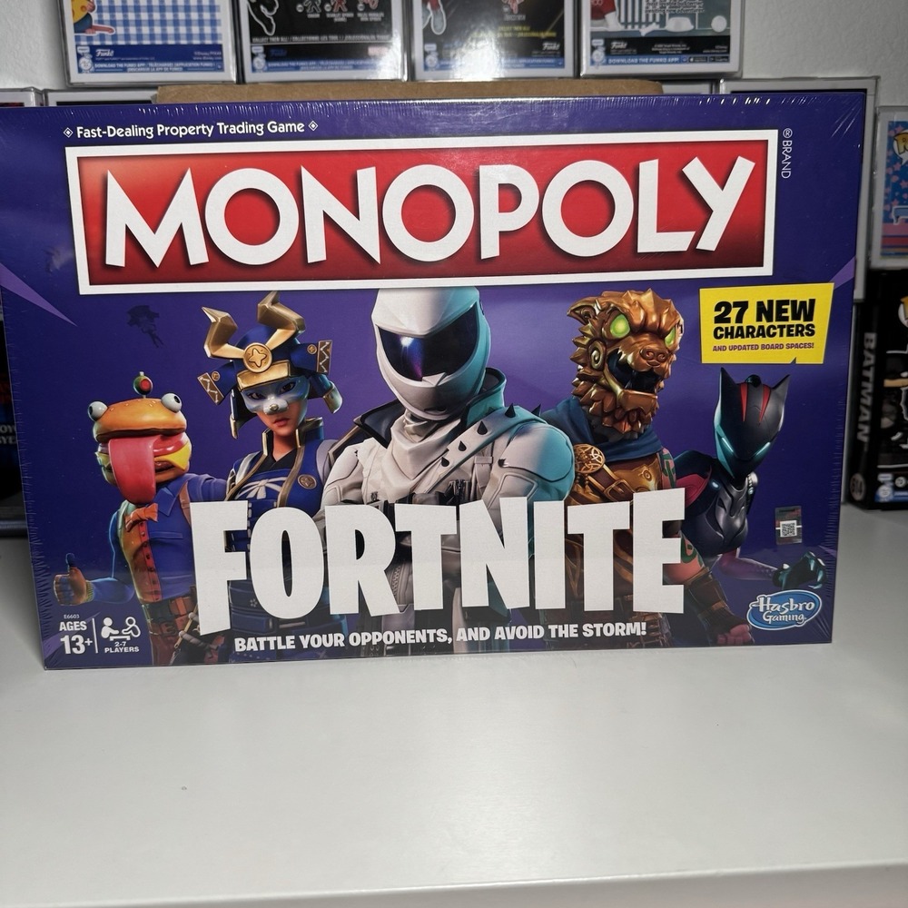 NIB! | Monopoly Fortnite Collector's Edition Parker Brothers Board Game | SEALED